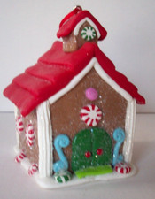 Gingerbread house Christmas ornament