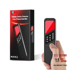 7-in-1 Hidden Camera Detectors,Bug Detector, Hero Privacy Pen, rf black