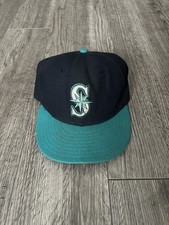 Vintage New Era Seattle Mariners Fitted Pro Model Hat Sz 7 - 55.8cm Made in USA