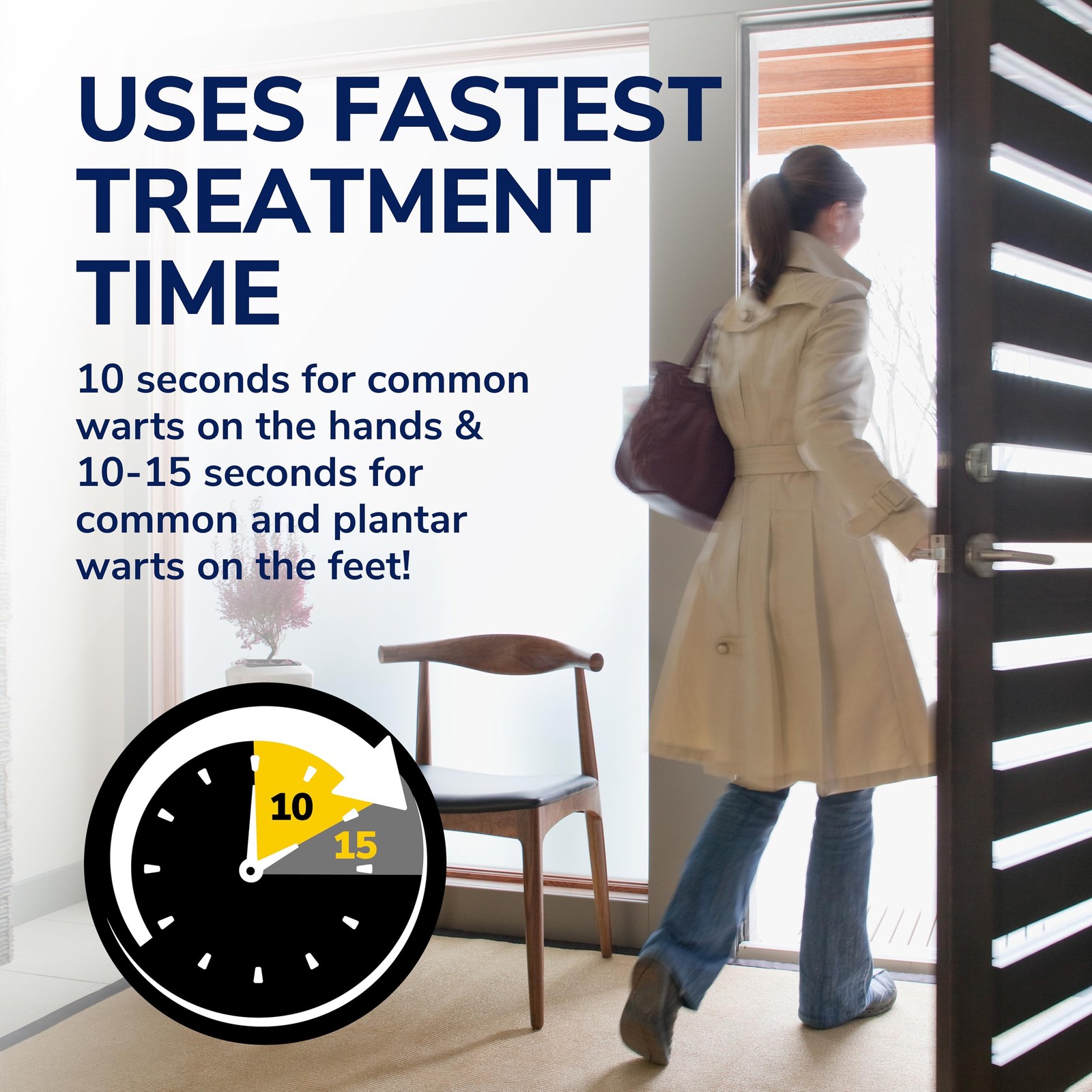 Dr. Scholls Freeze Away MAX Wart Remover, 10 Treatments - As Fast As 10 Seco...