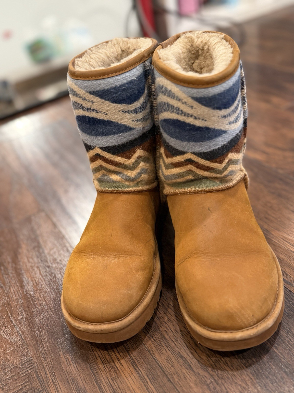 UGG Pendleton Aztec Pattern Shearling Mid-Calf Bo… - image 7