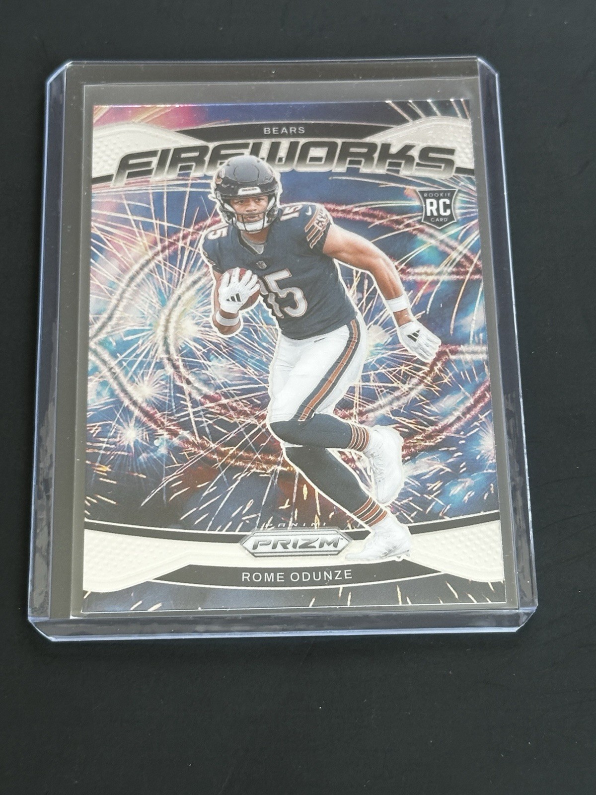 2024 Panini Prizm - Fireworks Rome Odunze #19 (RC)