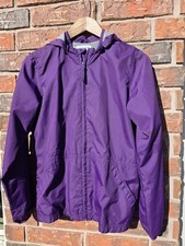 Magellan youth hooded windbreaker - size Large Purple