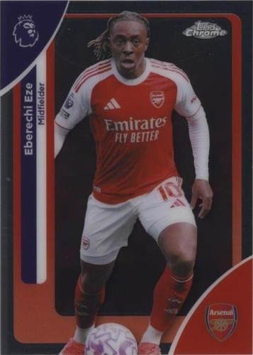 Eberechi Eze Signed Arsenal FC Home Soccer Jersey #11 with Beckett