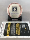 ANDREW JONES AUTOGRAPH HALL OF FAME LOGO BASEBALL JSA CL60612