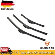 SCHEIBENWISCHER VORNE + HINTEN für VW Golf 4 1J1 Gummi Wischerblätter Schwarz