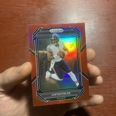 2022 Prizm JUSTIN FIELDS 47 True Retail Red Super Rare SSP BEARS JETS c344