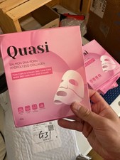 Quasi PDRN Pink Collagen Gel Face Mask Salmon DNA, Hydrolyzed Collagen 4pcs