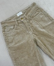 Pilcro for Anthropologie The Yaya Corduroy Mid Rise Crop Flare Tan Size 25
