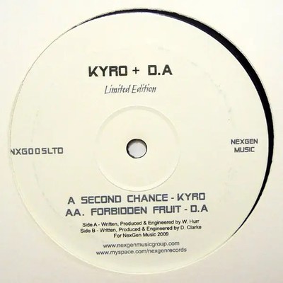 Kyro / D.A Second Chance / Forbidden Fruit Vinyl Single 12inch NexGen Music