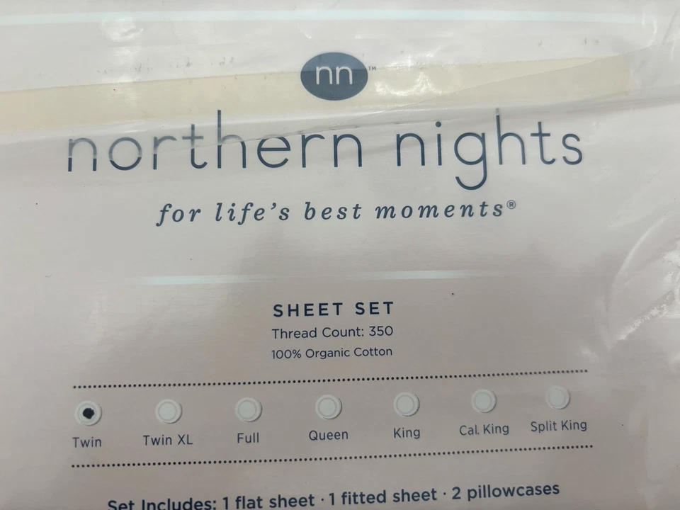 Juego de sábanas de 4 piezas de algodón orgánico doble 350 hilos color topo neutro QVC Foto 2 de 4