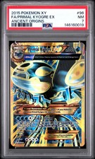 2015 Pokemon XY FA/Primal Kyogre EX Ancient Origins PSA 7