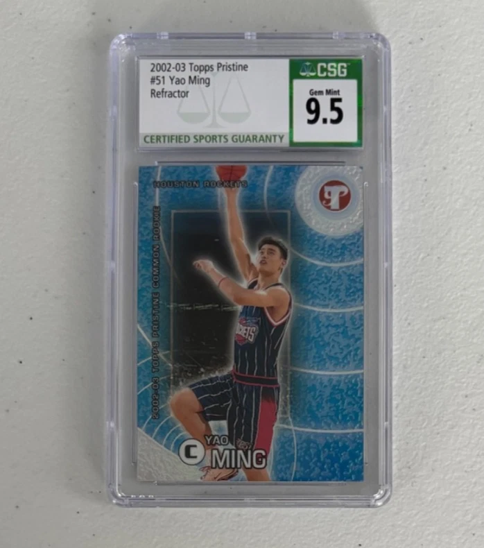 Topps Yao Ming Basketball Rookie Sports Trading Cards 