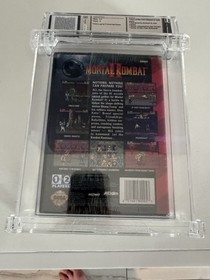 MORTAL KOMBAT II 2 SEGA GENESIS SEALED WATA 9.4 A SEAL CLAMSHELL GRADED ✨ Movie