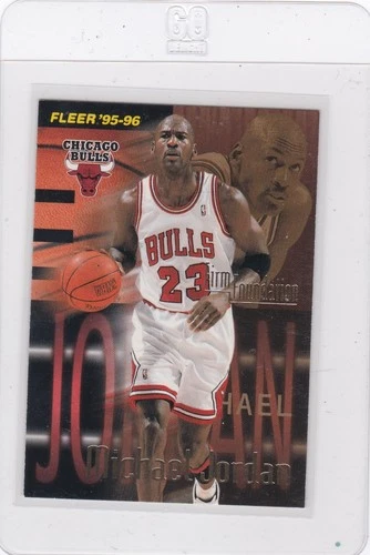 1995-96 Fleer - Michael Jordan #323 Firm Foundation
