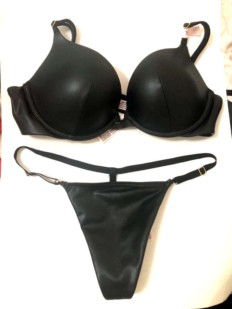 Victoria's Secret Faux Leather 32 Band Bras & Bra Sets for Women