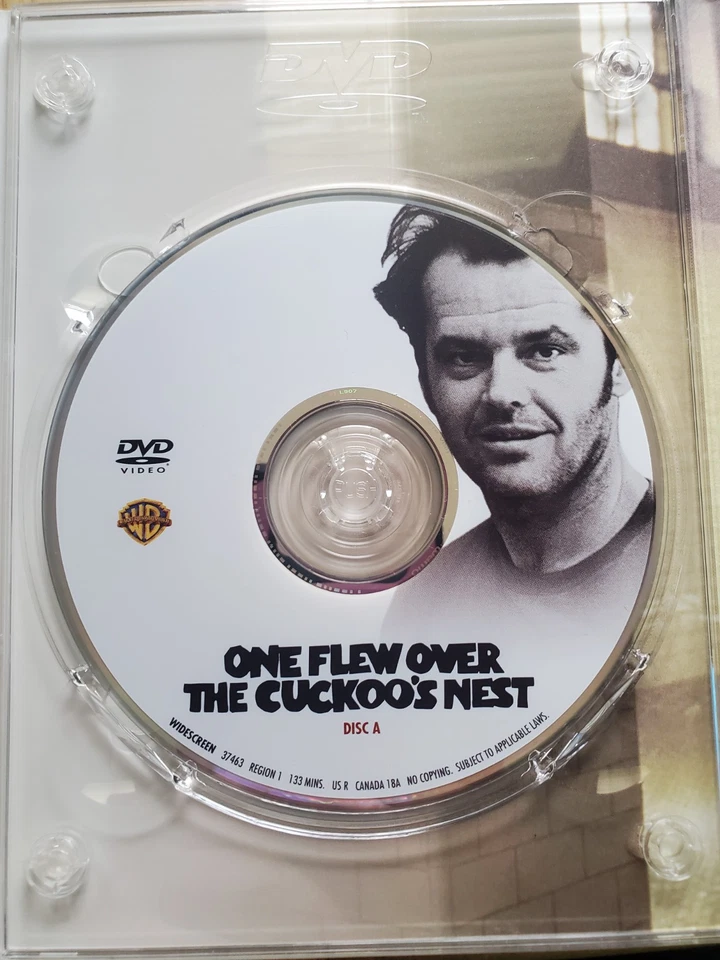 One Flew Over The Cuckoo's Nest DVD 2 Disc Special Edition Warner Bros. - Image 3 of 4