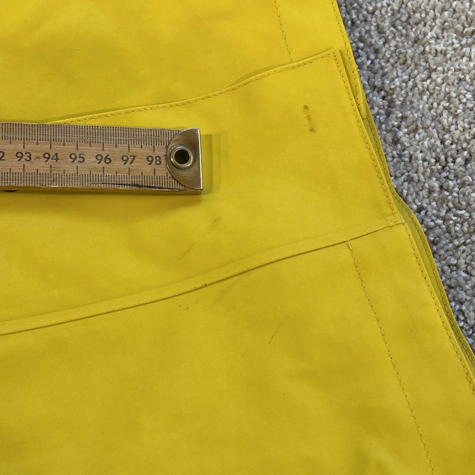 Pendleton Rain Jacket Womens Small Yellow Hooded … - image 11