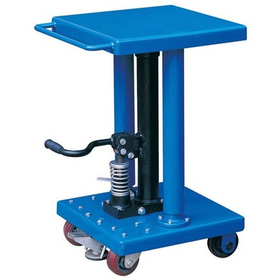 Work Positioning Post Lift Table with Foot Control 18''x18'' Platform 500 Lb.