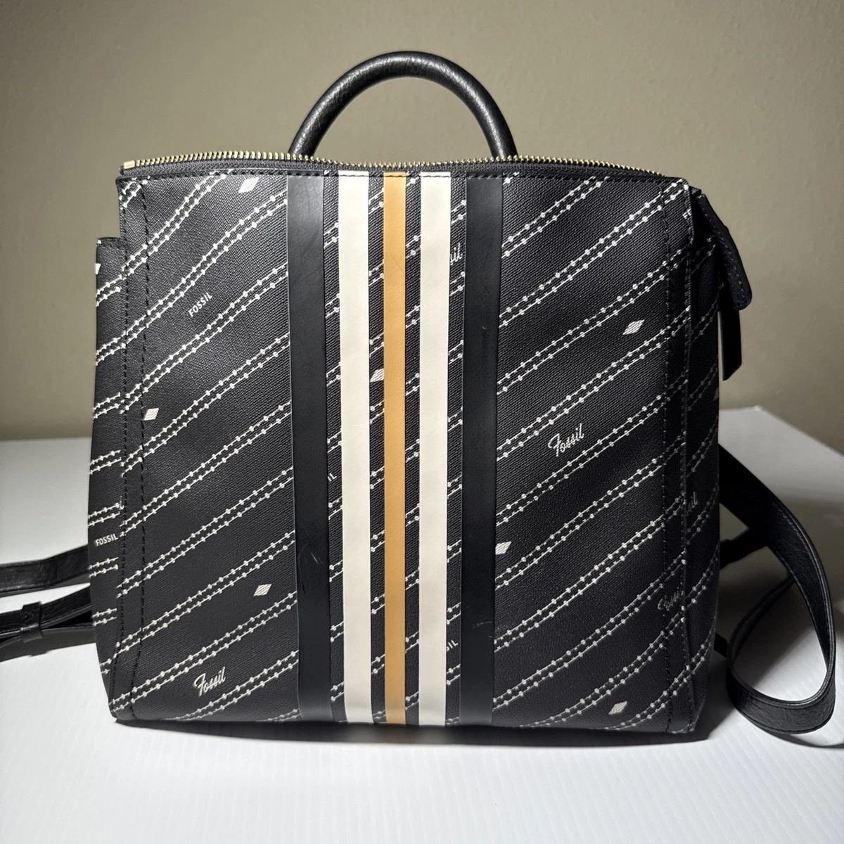 Fossil Backpack Striped Bags & Handbags for Women for sale 