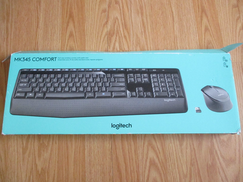 Logitech MK345 Comfort Full Size Wireless Combo With Palm Rest keyboard & Mouse - Picture 2 of 7