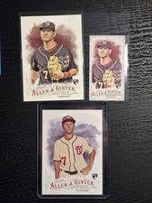 2016 Allen & Ginter Trea Turner 3 RC Lot - Black Border Mini SP - Base - Base SP