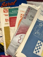 6 Packs Of Vintage Dritz, Singer, Scovill, WoolcoDressmaker Tracing Paper Craft