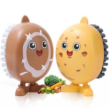 Vegetable Brush Scrubber, Potato Mushroom Scrubber Brush Cleaning Veggie Frui...