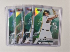 [4] NICK KURTZ 2025 BOWMAN'S BEST ROOKIE REFRACTOR ATHLETICS RC Q4856