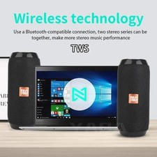Bluetooth Wireless Portable Speaker Waterproof Stereo Bass USB TF FM-Radio LOUD