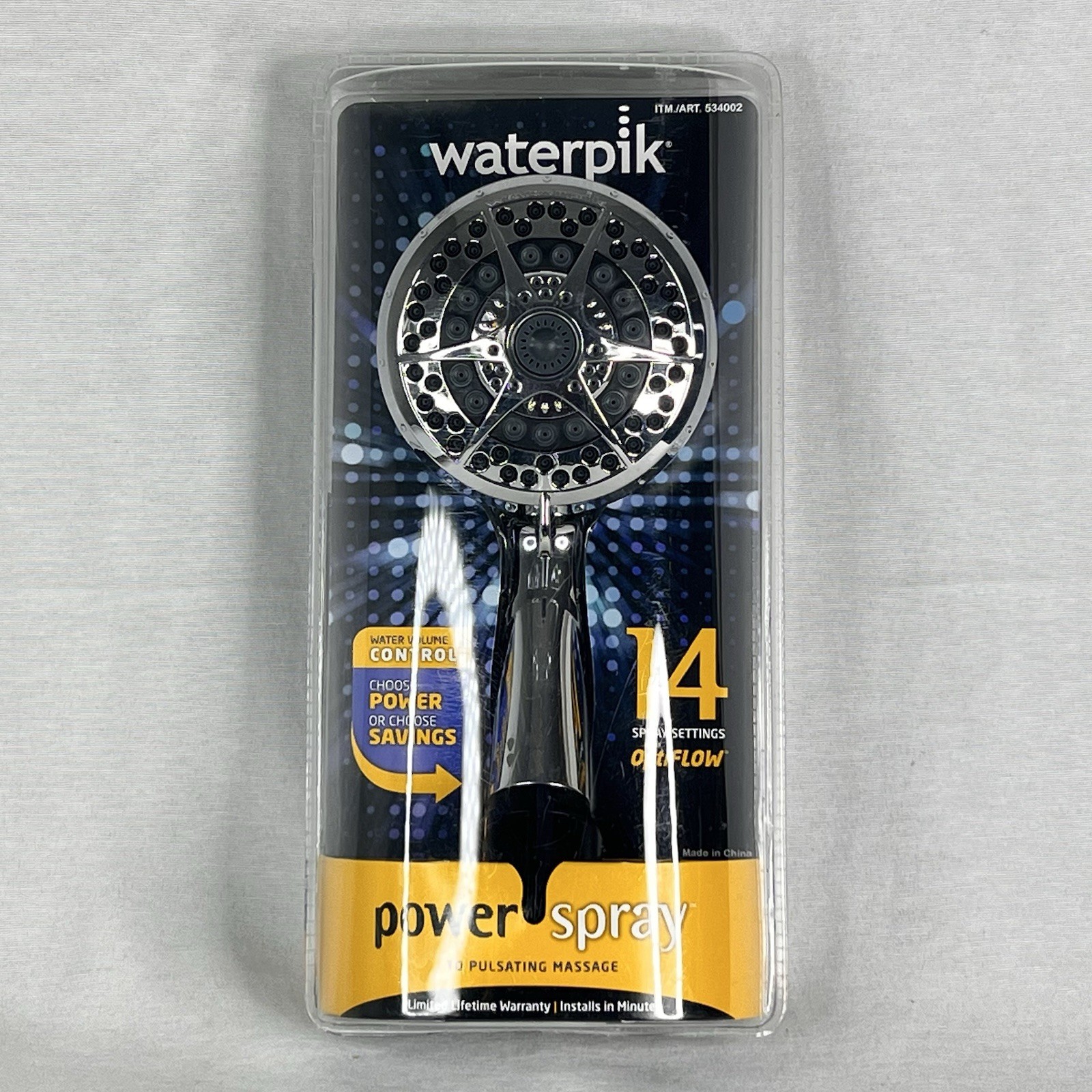 14 Setting Handheld Optiflow Water Cntrl