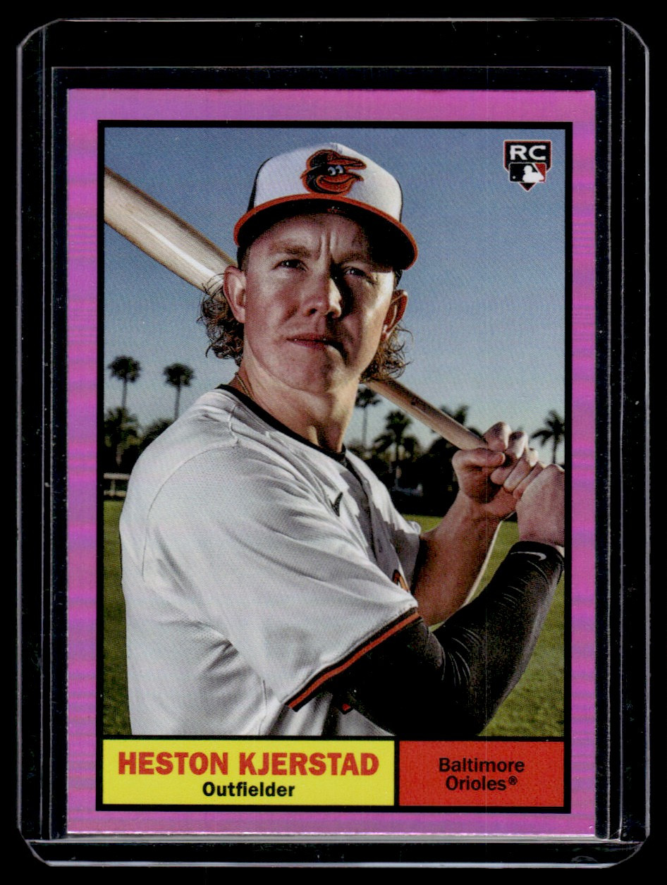 2024 Topps Archives Pink Foil Heston Kjerstad RC Baltimore Orioles #11