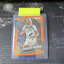Panini WNBA Prizm Dominique Malonga Rookie Orange Lazer Storm #116 2025
