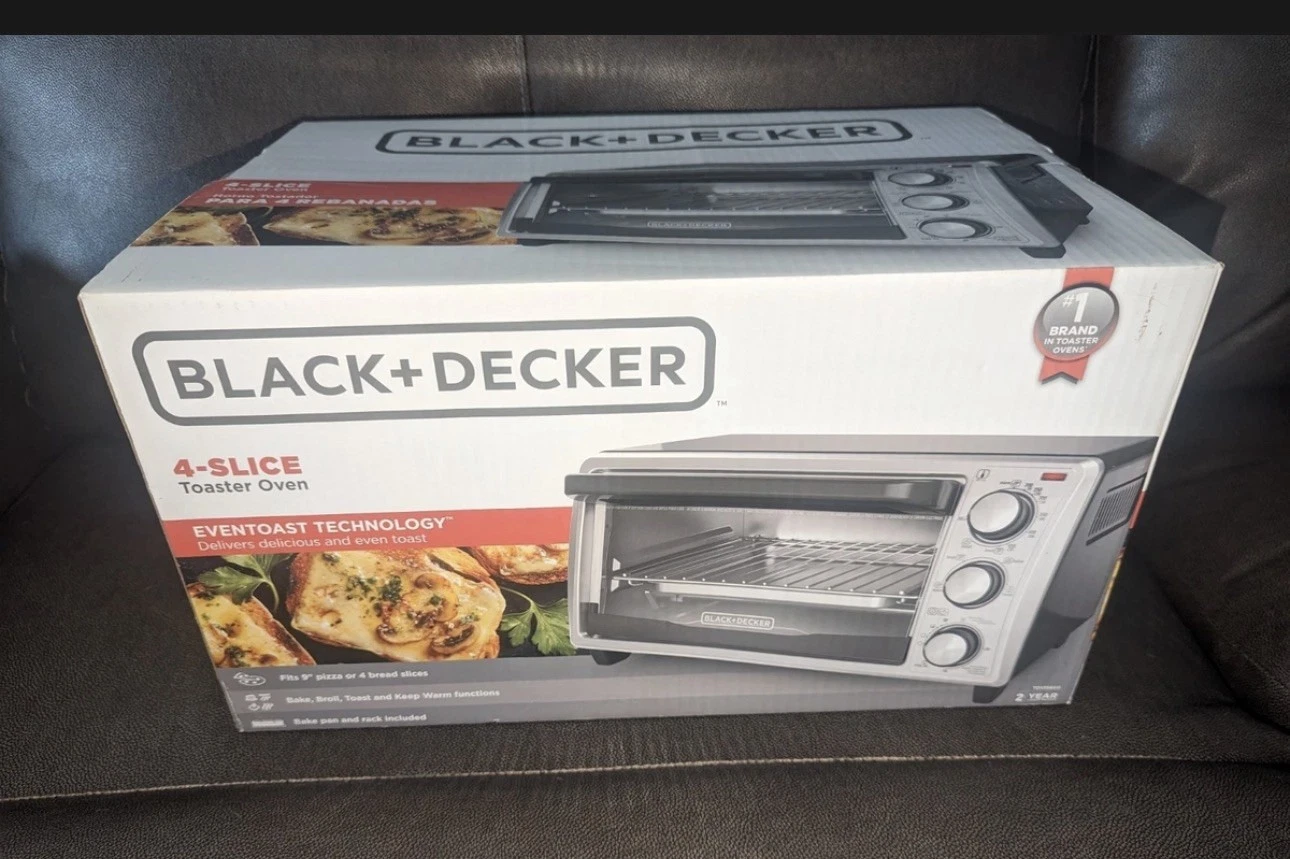 BLACK+DECKER (TO1356SG) 4-Slice Toaster Oven Stainless Steel SEALED
Opens in a new window or tab