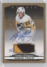 2022 Upper Deck Parkhurst Champions Rookies 26/35 Samuel Poulin Patch Auto a3z