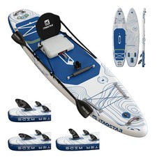 Adventure 12   35"/39" Extra Wide Paddle Board, One-Stop Premium SUP Board Acc...