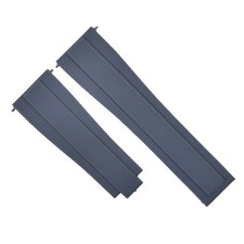 21MM RUBBER OYSTERFLEX STRAP BAND FOR 41MM ROLEX DATEJUST DAYTONA SUBMARINER GRA