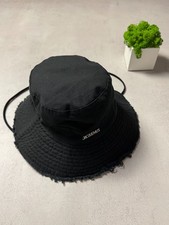 Jacquemus Le Bob Artichaut Black Bucket Hat Size OS