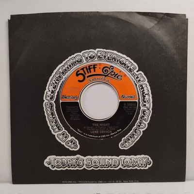 Lene Lovich   The Night / Monkey Talk (Live)  NM  7'' 45RPM 747