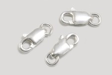 INWARIA Karabiner Verschluss 925 SILBER 8/10/12/14 mm Schmuckverschluss, SS131