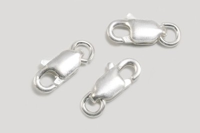 INWARIA Karabiner Verschluss 925 SILBER 8/10/12/14 mm Schmuckverschluss, SS131