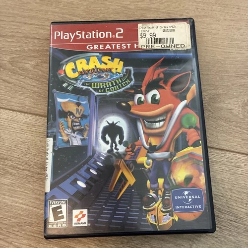 Crash Bandicoot The Wrath Of Cortex Greatest Hits - Sony Playstation 2 UNTESTED