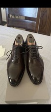 Men's Brown Leather Oxford Dress Shoes Lace Up Cap Toe Square Toe