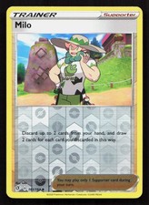MILO 161/192 Pokemon REBEL CLASH Reverse Holo