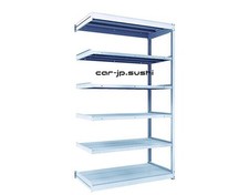 TRUSCO TUG-type light-medium duty shelving unit 200 kg capacity 1240 x 624 x