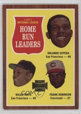 2002 Topps Archives Orlando Cepeda Willie Mays Frank Robinson #192 HOF 0ot5