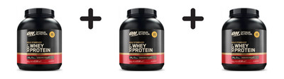 3 x Optimum Nutrition 100% Whey Gold Standard (2000g) Double (50,00 EUR/kg)
