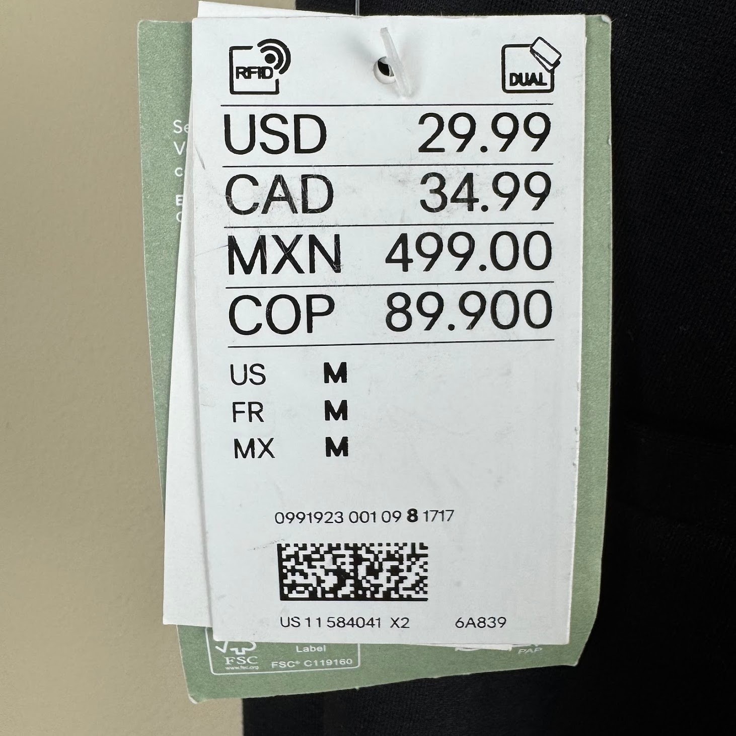 H&M Black High Waisted Bootcut Ankle Length Trousers Size Medium NWT thumbnail 5