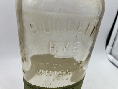 FRONTIER WHISKEY BOTTLE BULLEIT 95 RYE W/CAP 750 ml GREEN LABEL EMPTY