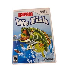 Rapala We Fish Wii Video Game Multiplayer Fishing Tournament